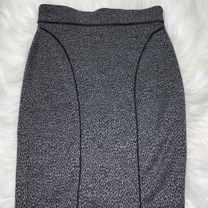 Grey/Black cheetah print skirt